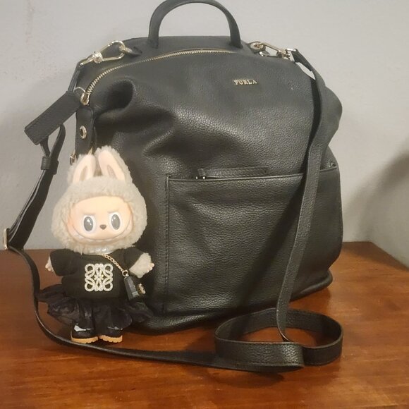 Furla Avatar Dafne 3WAY Leather Convertible Backpack/crossbody/shoulder/hand - Picture 1 of 16